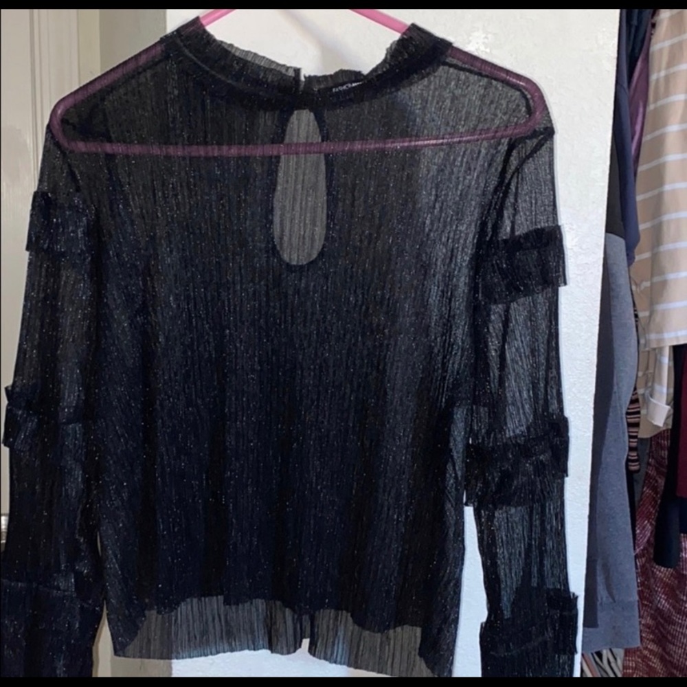 “Shimmer and shine” fashion nova top